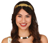 Couronne De Lauriers Or / Diadème Romaine, Romain métallisée Or / La Maison Du Déguisement