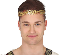 Couronne De Lauriers Or / Diadème Romaine, Romain métallisée Or / La Maison Du Déguisement