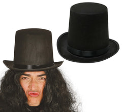 Chapeau Haut de Forme Noir / Chapeau Rocambole Noir / La Maison Du Déguisement