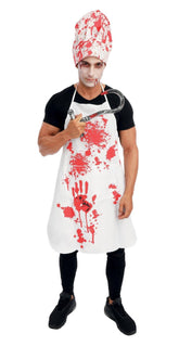 Déguisement Cuisinier Sanglant / Costume Cuisinier sanglant Halloween / La Maison Du Déguisement