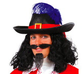 Chapeau mousquetaire Feutre Noir / Chapeau de mousquetaire Avec Plume / La maison Du déguisement
