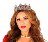 Diadème Princesse Métal Argent / Couronne de Reine Métal / La Maison Du Déguisement