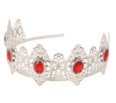 Diadème Princesse Métal Argent / Couronne de Reine Métal / La Maison Du Déguisement