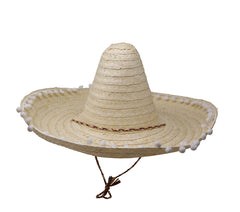 Sombrero Paille Beige / Sombrero Mexicain Paille / La Maison du Déguisement