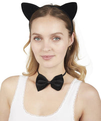 Set De Chat Noir / Kit de Chat / Ensemble d’accessoires Déguisement Chat / La Maison Du Déguisement