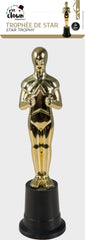Oscar Or / Statuette Oscar / Trophée De Star Doré / La Maison Du Déguisement