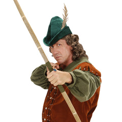 Chapeau De Prince Des Voleurs avec Plume / Chapeau de Robin des Bois / La maison du déguisement