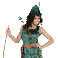Chapeau De Prince Des Voleurs avec Plume / Chapeau de Robin des Bois / La maison du déguisement