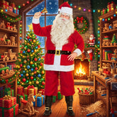 Déguisement De Père Noël / Costume Santa Claus Américain Adulte / La Maison Du Déguisement