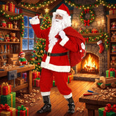 Déguisement De Père Noël Luxe / Costume Santa claus Américain Luxe / La Maison Du Déguisement
