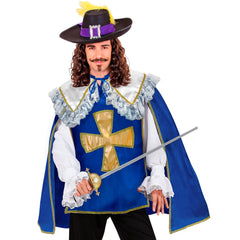 Déguisement Mousquetaire Bleu Adulte / Costume Mousquetaire Bleu Homme / La Maison Du Déguisement