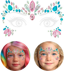 Strass Autocollant Pour Le Visage Licorne / Bijoux Paillettes Autocollantes Licorne / La Maison Du Déguisement