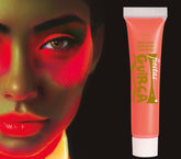 Tube Maquillage Fluo Rouge / Fard Maquillage Néon Rouge / La Maison Du Déguisement