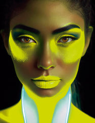 Tube Maquillage Fluo Jaune / Fard Maquillage Néon Jaune / La Maison Du Déguisement