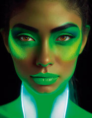 Tube Maquillage Fluo Vert / Fard Maquillage Néon Vert / La Maison Du Déguisement