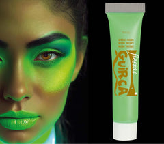 Tube Maquillage Fluo Vert / Fard Maquillage Néon Vert / La Maison Du Déguisement