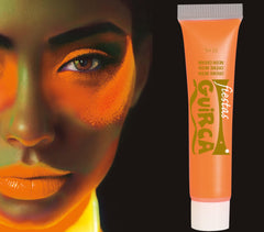 Tube Maquillage Fluo Orange / Fard Maquillage Néon Orange / La Maison Du Déguisement