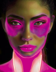 Tube Maquillage Fluo Rose / Fard Maquillage Néon Rose / La Maison Du Déguisement