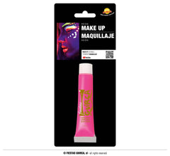 Tube Maquillage Fluo Rose / Fard Maquillage Néon Rose / La Maison Du Déguisement