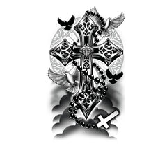 Tatouage Croix / La Maison Du Déguisement