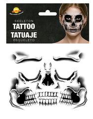 Tatouage visage Squelette / La Maison Du Déguisement
