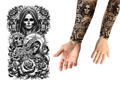 Tatouage Catrina / Tatouage Jour Des Morts / La Maison Du Déguisement