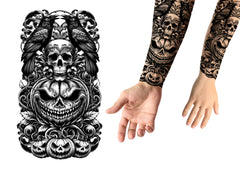 Tatouage Citrouille Meurtrière / La Maison Du Déguisement