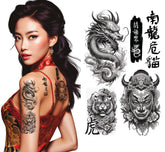 Tatouage Asiatiques éphémères / Faux Tatouages Dragon et Motifs Asiatiques éphémères / La Maison Du Déguisement