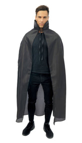 Cape Noir / Cape Noire avec Col / La Maison Du déguisement