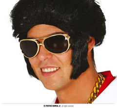 Lunettes Elvis Or / Lunettes Rock Elvis Or / Lunettes party Rock 'n Roll star / La Maison Du Déguisement