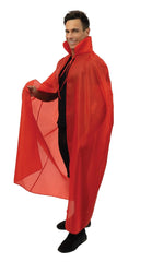 Cape Avec Col Rouge / Cape Rouge avec Col / La Maison Du Déguisement