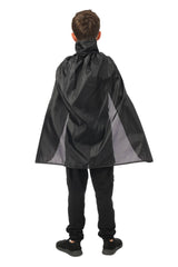 Cape Avec Col Noir Enfant / Cape Noire avec Col Enfant / La Maison Du Déguisement