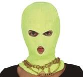 Cagoule néon Jaune / Cagoule Fluo Jaune / La Maison Du Déguisement