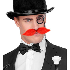 Moustache Viking Rouge / Moustache Gaulois Rouge / La Maison Du Déguisement