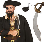 Ensemble Sabre pirate avec cache œil / Set Pirate sabre et cache oeil / La Maison Du Déguisement