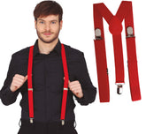 Bretelles Rouges élastiques / Bretelles Rouges / La Maison Du Déguisement