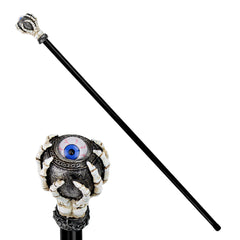 Canne Squelette amovible Avec Oeil Flottant / Canne Magicien halloween / Canne Vampire Horror / La Maison Du Déguisement