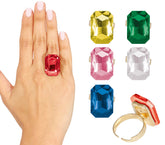 Bague Pierre Précieuse Assortie / Bague avec Pierre / La Maison Du Déguisement