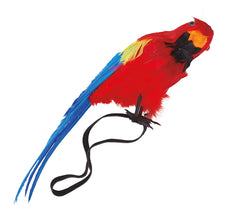 Perroquet Avec Plumes Pirate / Perroquet Avec Plumes Tropical / Perroquet pour épaule 30 cm / La Maison Du Déguisement