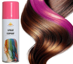 Bombe cheveux couleur rose / Laque cheveux rose / Spray laque cheveux rose / La Maison Du déguisement