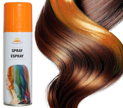 Bombe cheveux couleur orange / Laque cheveux orange / Spray laque cheveux orange / La Maison Du déguisement