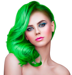 Bombe cheveux couleur vert / Laque cheveux vert / Spray laque cheveux vert / La Maison Du déguisement