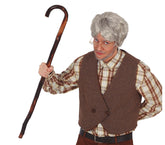 Canne en Bois BM / Canne De Grand-mère / Baton ancien Bois / La Maison Du Déguisement