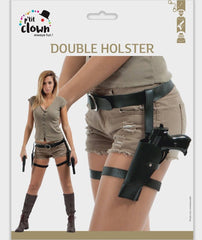Ceinture Holster Lara Croft / Double holster / Ceinture Aventurier / La Maison Du Déguisement