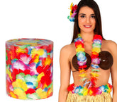 Boîte 25 colliers Hawaï multicolores / 25 colliers Hawaï multicolores / La Maison Du déguisement