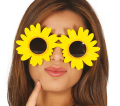 Lunettes Fleurs Marguerites Jaune / Lunettes Fleurs Jaune / La Maison Du Déguisement