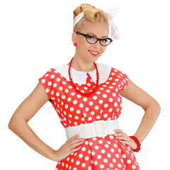 Collier de perles rouges / La Maison Du Déguisement