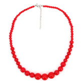 Collier de perles rouges / La Maison Du Déguisement