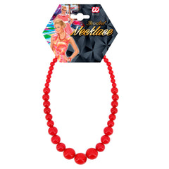 Collier de perles rouges / La Maison Du Déguisement