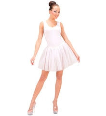 Tutu Blanc en tulle / Tutu résille Blanc / La Maison Du Déguisement